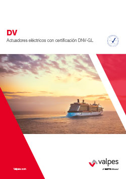 Actuadores elétricos con certificacin DNV-GL